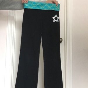 Justice black yoga pants